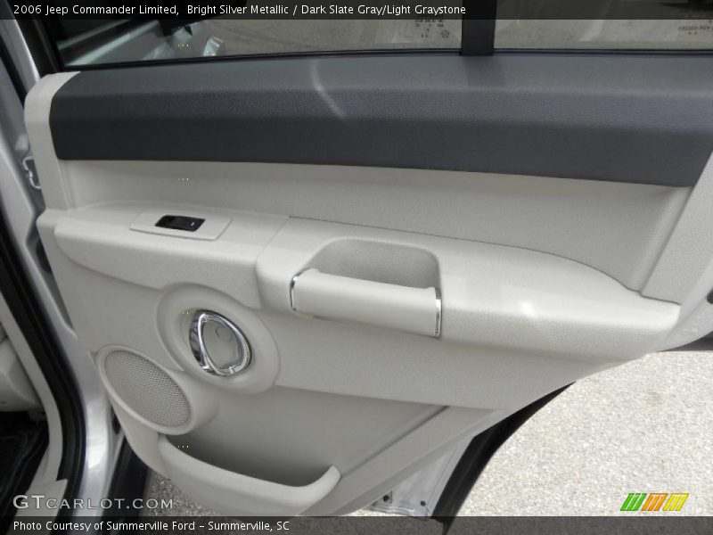 Bright Silver Metallic / Dark Slate Gray/Light Graystone 2006 Jeep Commander Limited
