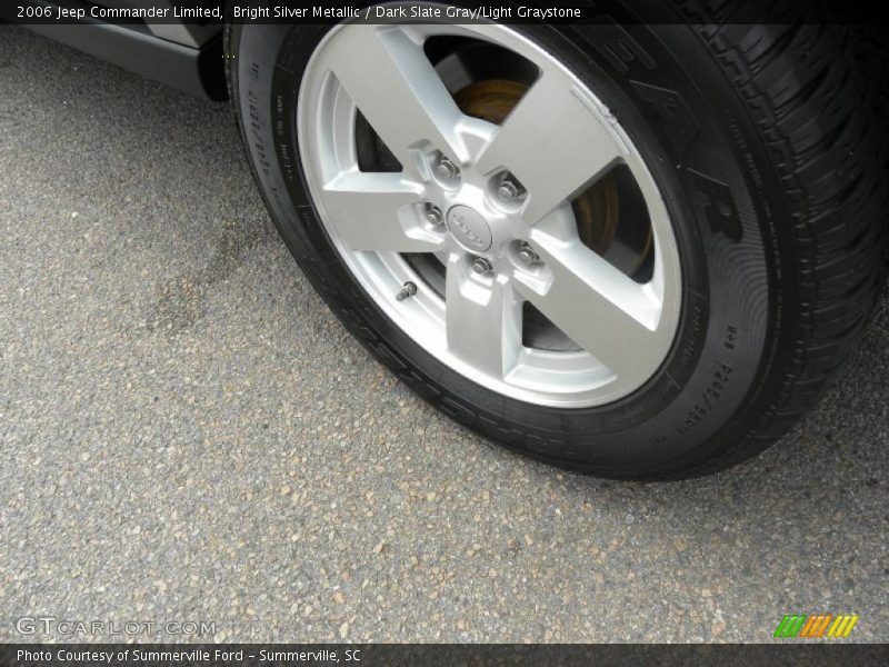 Bright Silver Metallic / Dark Slate Gray/Light Graystone 2006 Jeep Commander Limited