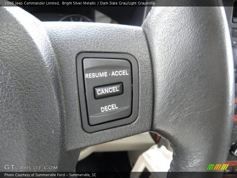 Bright Silver Metallic / Dark Slate Gray/Light Graystone 2006 Jeep Commander Limited