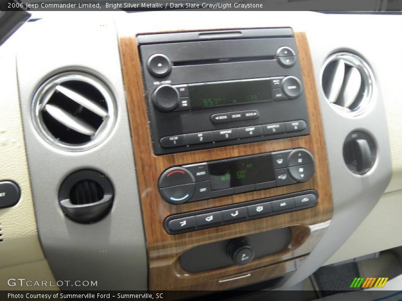 Bright Silver Metallic / Dark Slate Gray/Light Graystone 2006 Jeep Commander Limited