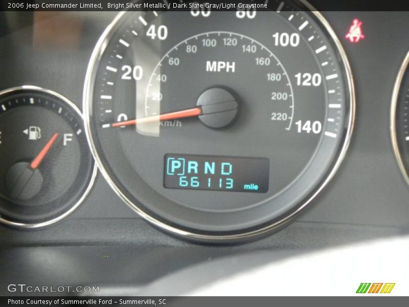 Bright Silver Metallic / Dark Slate Gray/Light Graystone 2006 Jeep Commander Limited
