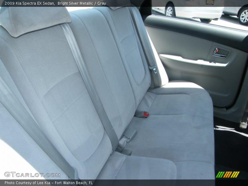 Bright Silver Metallic / Gray 2009 Kia Spectra EX Sedan