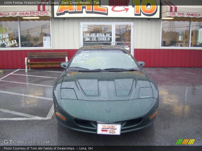Dark Green Metallic / Tan 1994 Pontiac Firebird Formula Coupe