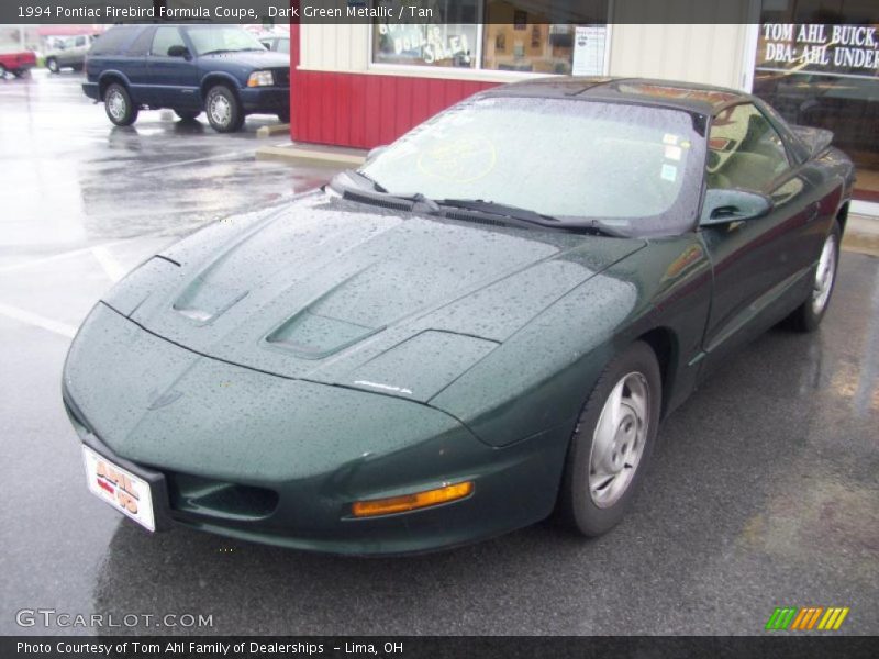 Dark Green Metallic / Tan 1994 Pontiac Firebird Formula Coupe