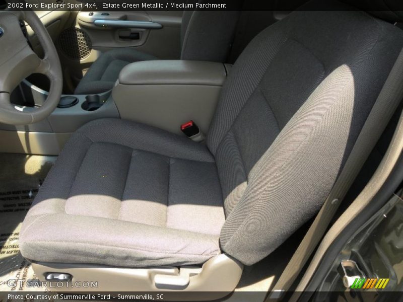 Estate Green Metallic / Medium Parchment 2002 Ford Explorer Sport 4x4