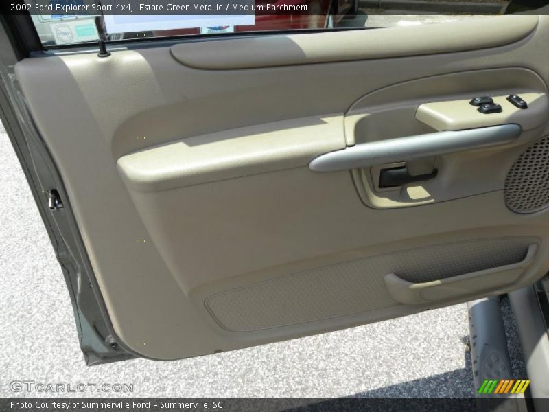 Estate Green Metallic / Medium Parchment 2002 Ford Explorer Sport 4x4