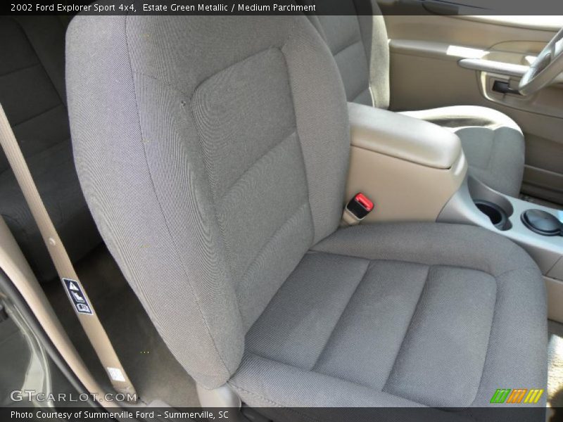 Estate Green Metallic / Medium Parchment 2002 Ford Explorer Sport 4x4