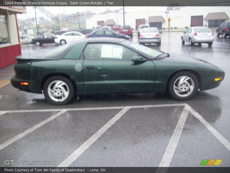 Dark Green Metallic / Tan 1994 Pontiac Firebird Formula Coupe