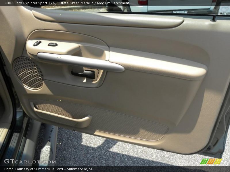 Estate Green Metallic / Medium Parchment 2002 Ford Explorer Sport 4x4