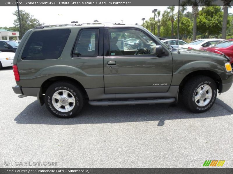 Estate Green Metallic / Medium Parchment 2002 Ford Explorer Sport 4x4