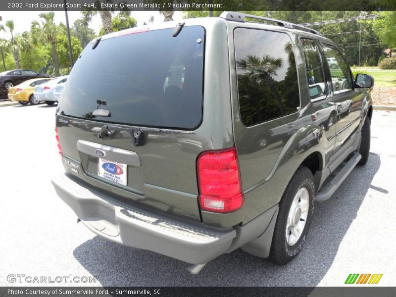 Estate Green Metallic / Medium Parchment 2002 Ford Explorer Sport 4x4