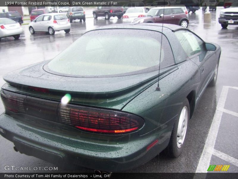 Dark Green Metallic / Tan 1994 Pontiac Firebird Formula Coupe