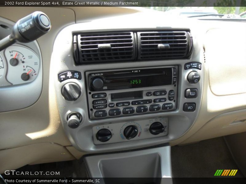 Estate Green Metallic / Medium Parchment 2002 Ford Explorer Sport 4x4