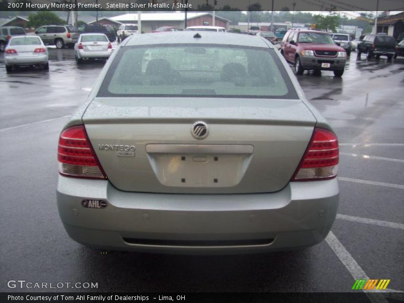 Satellite Silver Metallic / Shale 2007 Mercury Montego Premier