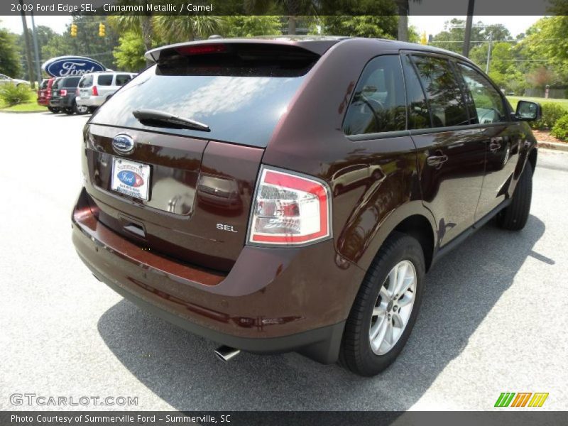 Cinnamon Metallic / Camel 2009 Ford Edge SEL