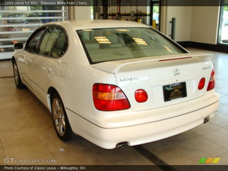 Diamond White Pearl / Ivory 1999 Lexus GS 400