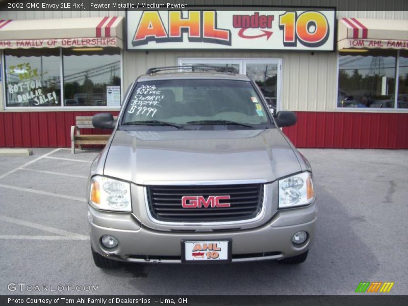 Pewter Metallic / Medium Pewter 2002 GMC Envoy SLE 4x4