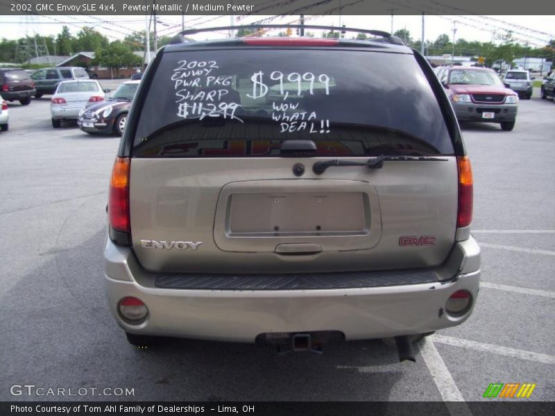 Pewter Metallic / Medium Pewter 2002 GMC Envoy SLE 4x4