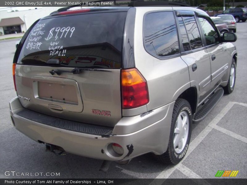 Pewter Metallic / Medium Pewter 2002 GMC Envoy SLE 4x4