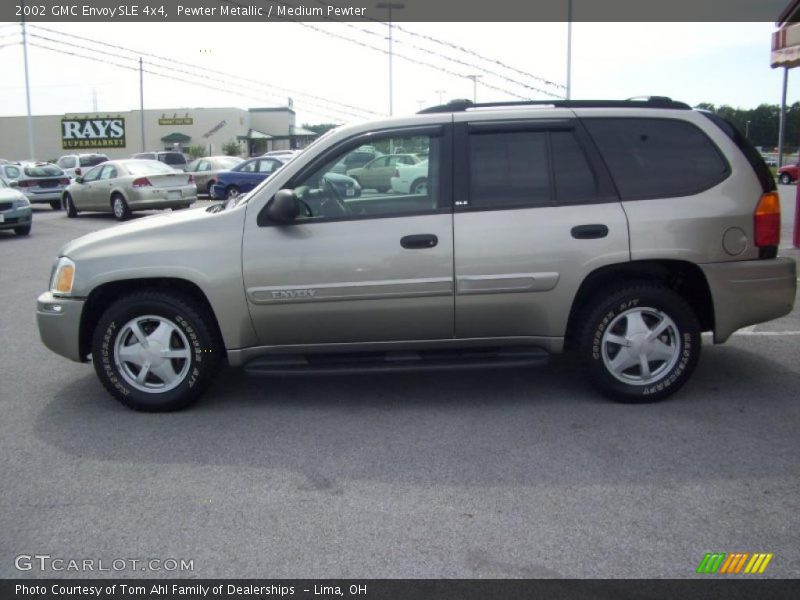 Pewter Metallic / Medium Pewter 2002 GMC Envoy SLE 4x4