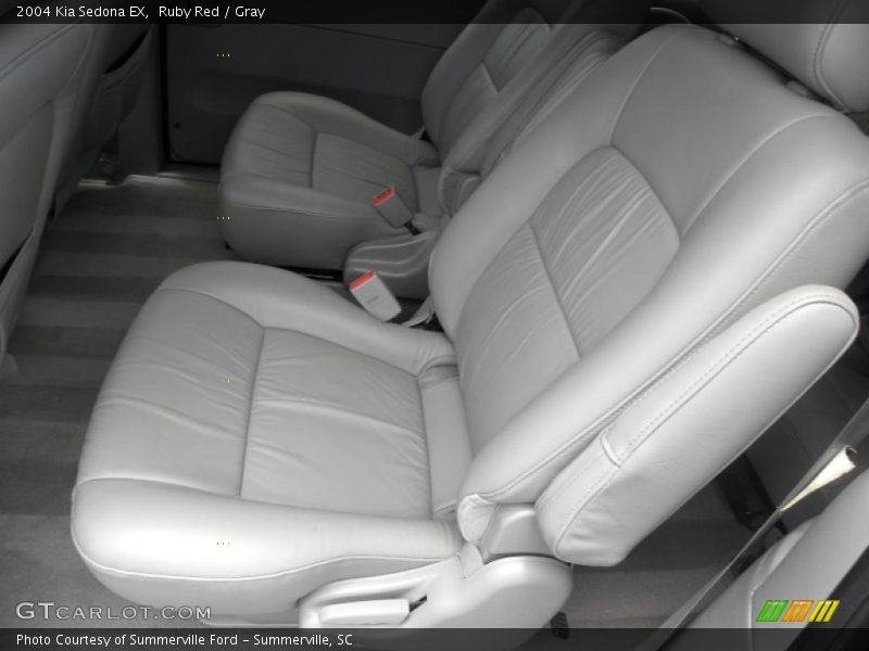 Ruby Red / Gray 2004 Kia Sedona EX