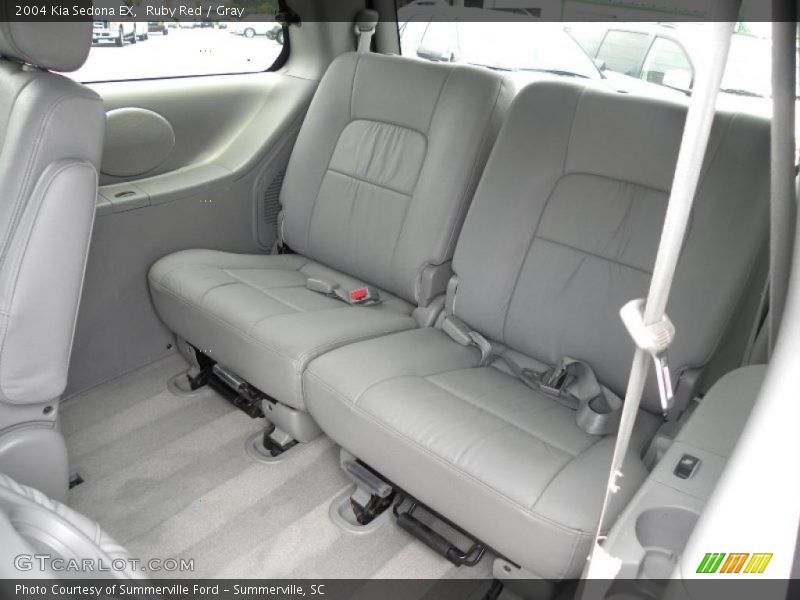 Ruby Red / Gray 2004 Kia Sedona EX