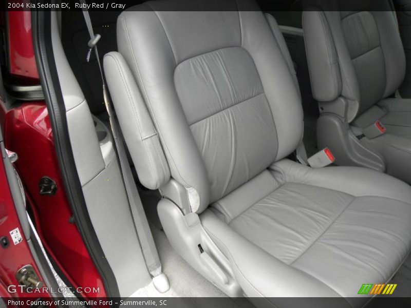 Ruby Red / Gray 2004 Kia Sedona EX