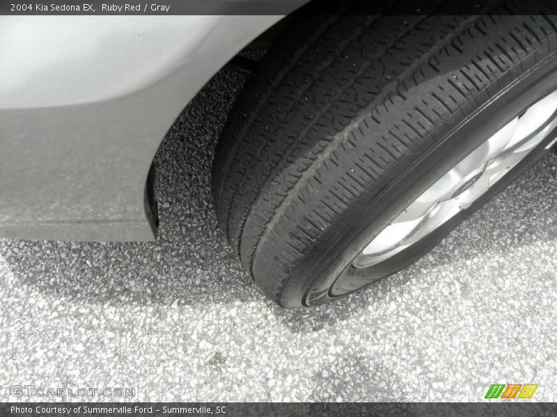 Ruby Red / Gray 2004 Kia Sedona EX