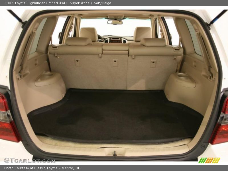 Super White / Ivory Beige 2007 Toyota Highlander Limited 4WD