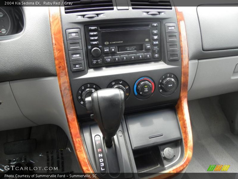 Ruby Red / Gray 2004 Kia Sedona EX