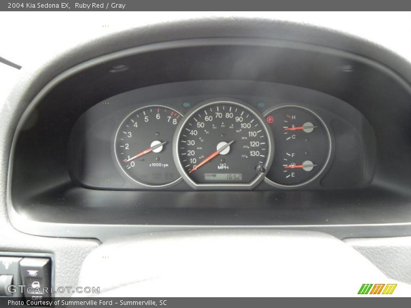 Ruby Red / Gray 2004 Kia Sedona EX