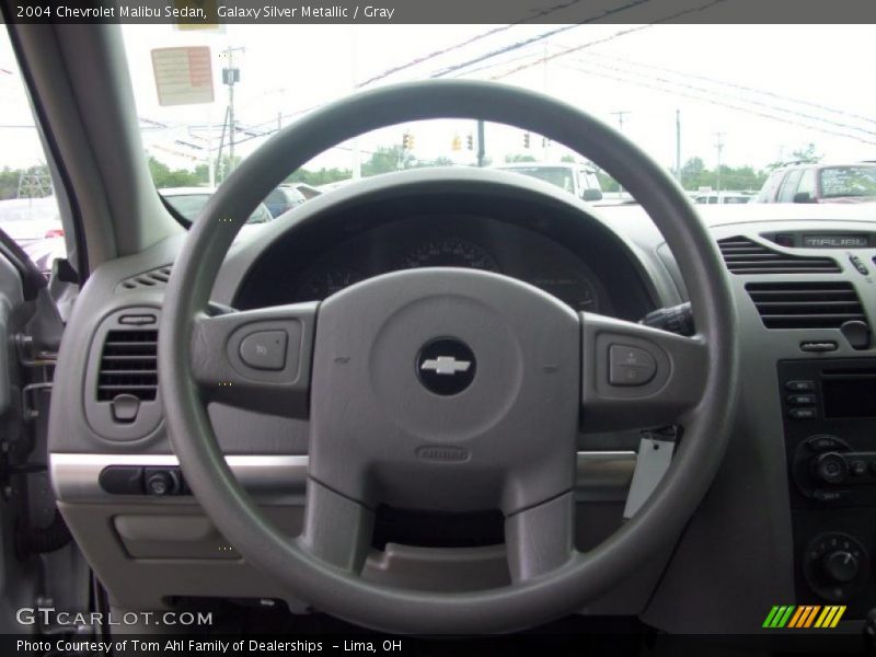 Galaxy Silver Metallic / Gray 2004 Chevrolet Malibu Sedan