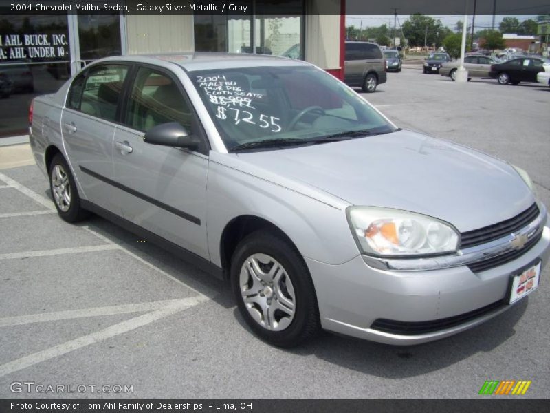 Galaxy Silver Metallic / Gray 2004 Chevrolet Malibu Sedan