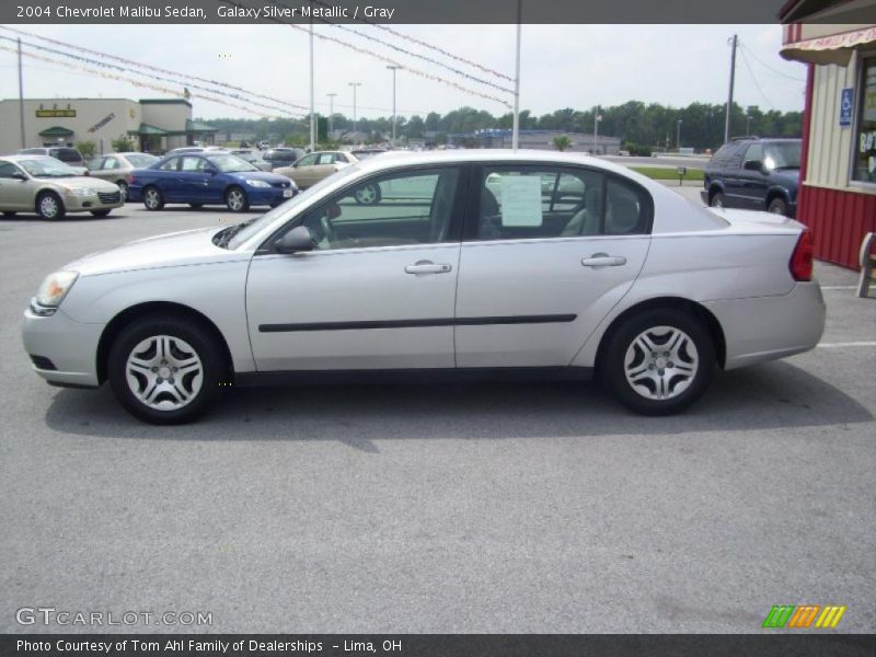Galaxy Silver Metallic / Gray 2004 Chevrolet Malibu Sedan