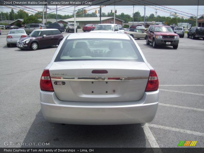 Galaxy Silver Metallic / Gray 2004 Chevrolet Malibu Sedan