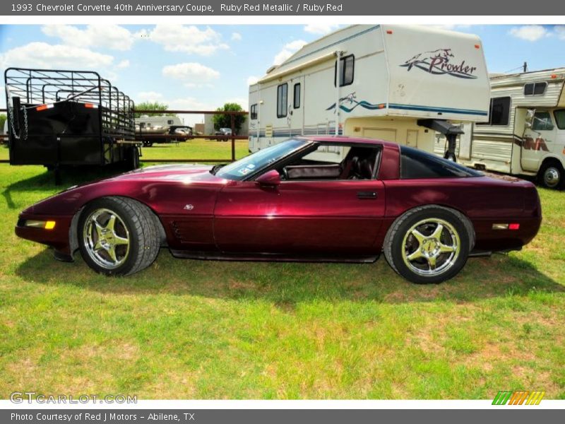  1993 Corvette 40th Anniversary Coupe Ruby Red Metallic