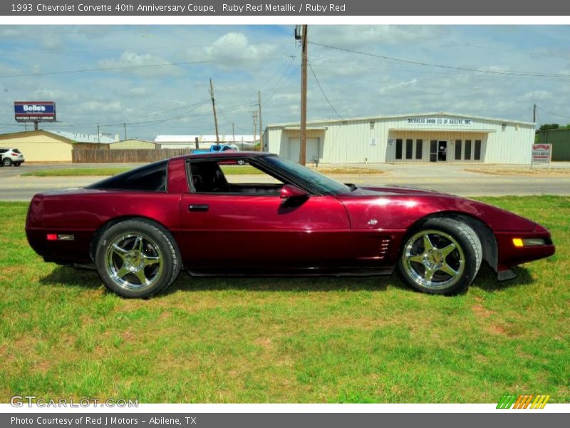  1993 Corvette 40th Anniversary Coupe Ruby Red Metallic