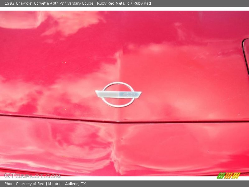 Ruby Red Metallic / Ruby Red 1993 Chevrolet Corvette 40th Anniversary Coupe