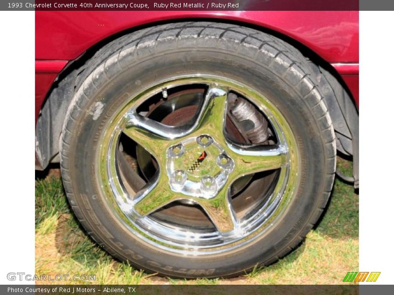 Ruby Red Metallic / Ruby Red 1993 Chevrolet Corvette 40th Anniversary Coupe