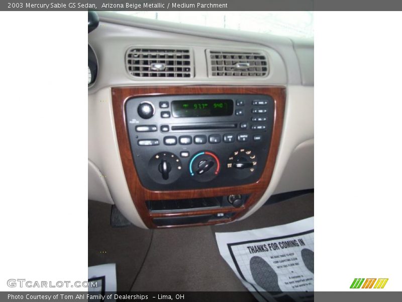 Arizona Beige Metallic / Medium Parchment 2003 Mercury Sable GS Sedan