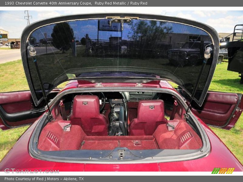 Ruby Red Metallic / Ruby Red 1993 Chevrolet Corvette 40th Anniversary Coupe