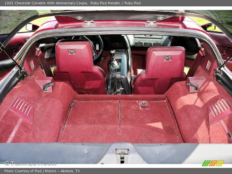  1993 Corvette 40th Anniversary Coupe Trunk