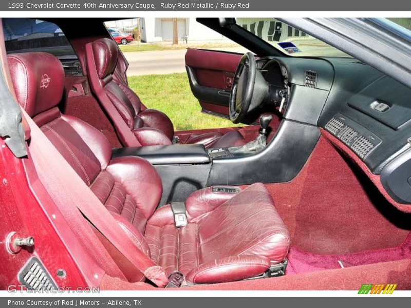 Ruby Red Metallic / Ruby Red 1993 Chevrolet Corvette 40th Anniversary Coupe