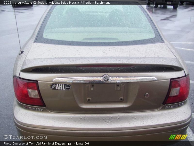 Arizona Beige Metallic / Medium Parchment 2003 Mercury Sable GS Sedan