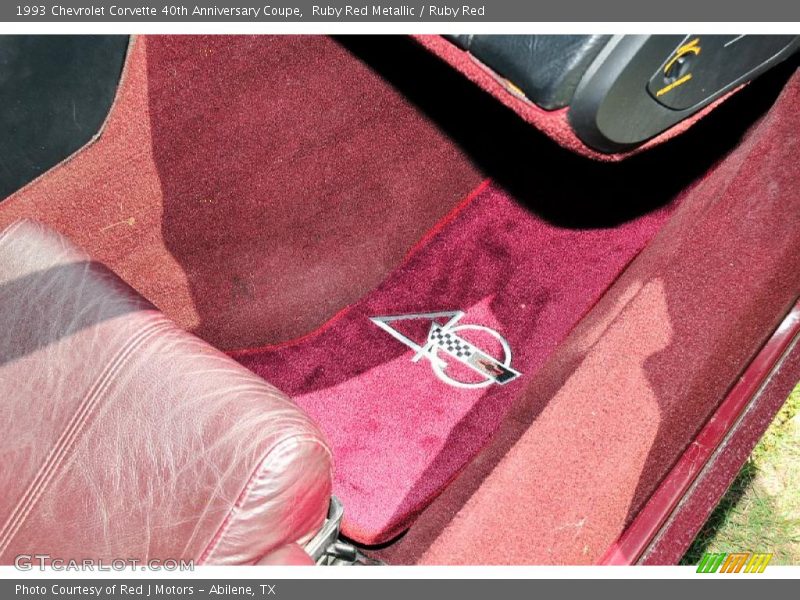 Ruby Red Metallic / Ruby Red 1993 Chevrolet Corvette 40th Anniversary Coupe