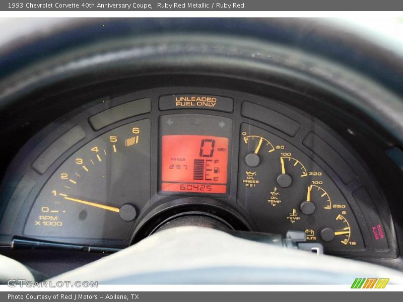  1993 Corvette 40th Anniversary Coupe 40th Anniversary Coupe Gauges
