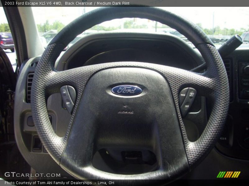 Black Clearcoat / Medium Dark Flint 2003 Ford Escape XLS V6 4WD