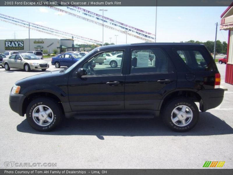Black Clearcoat / Medium Dark Flint 2003 Ford Escape XLS V6 4WD