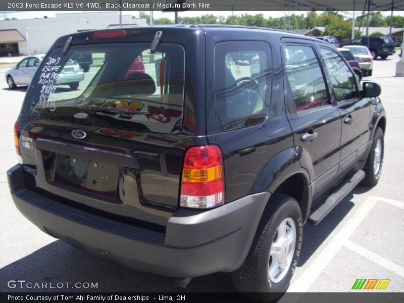 Black Clearcoat / Medium Dark Flint 2003 Ford Escape XLS V6 4WD