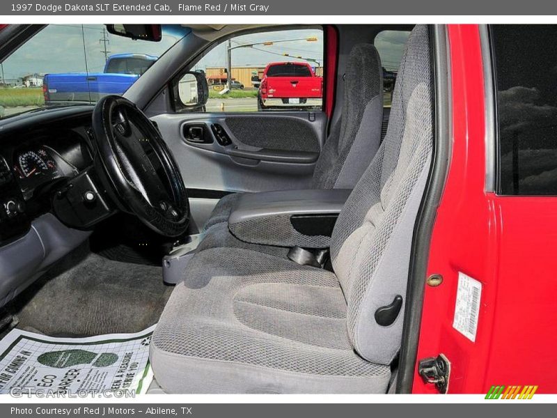 Flame Red / Mist Gray 1997 Dodge Dakota SLT Extended Cab